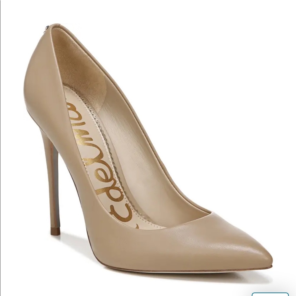 Sam Edelman Danna Pointed Toe Pump soft beige